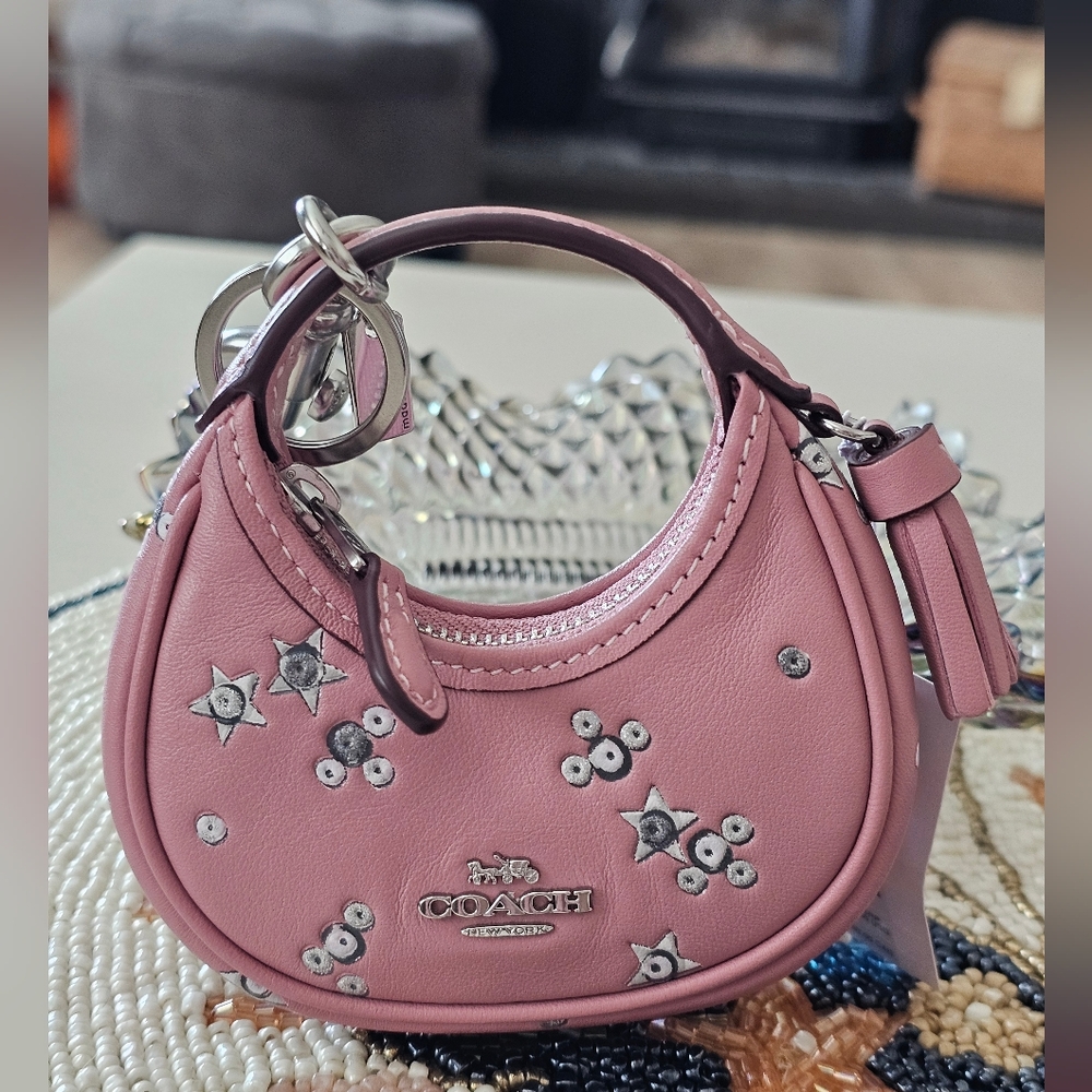 NWT Coach Pink Mini Charm